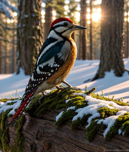Great spotted woodpecker