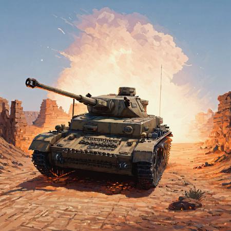 Panzer IV G Tank (SDXL)