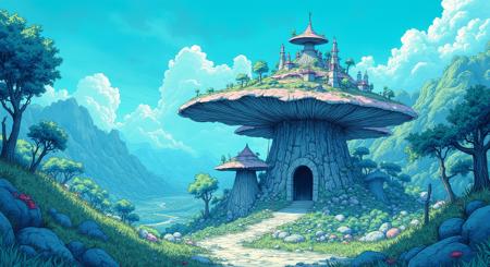 FLUX Fantasy Wallpaper Generator