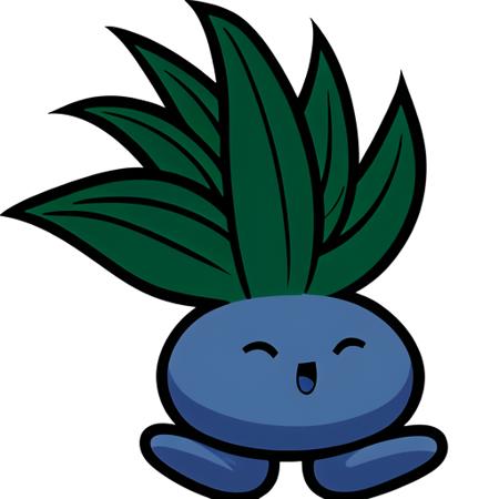Oddish pokemon SD1.5版本Oddish (ID: 566378)
