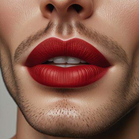 Carmine Red Lips