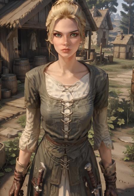 Gerdur, Riverwood's lumber mill owner, (Skyrim), LoRA, PonyXL
