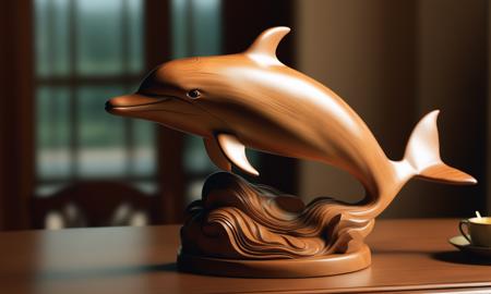 XL Realistic wood carving art style