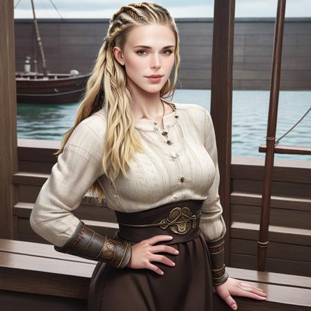 Actress Gaia Weiss (Vikings)