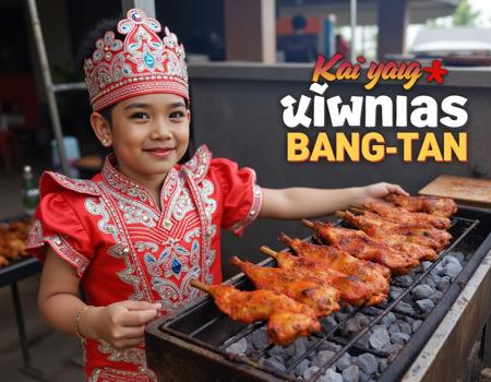 Bangtan grilled chicken skewers
