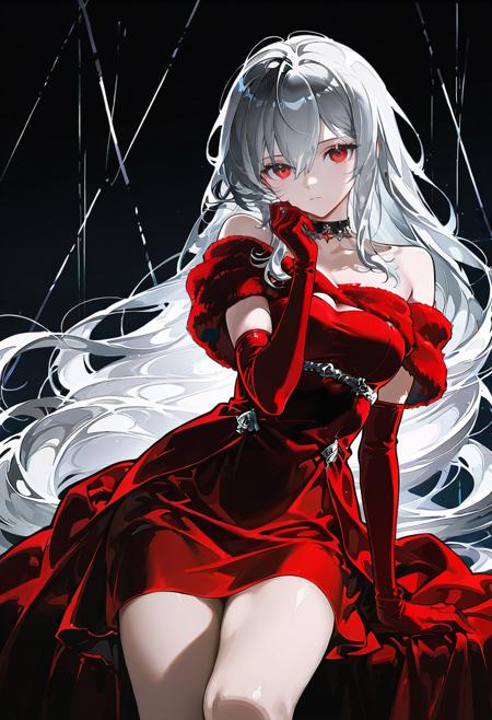 Simone Velvet Dress版本illust (ID: 1193164)