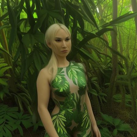 Modern Blonde Fantasy Character Woman