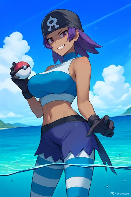 Team Aqua Grunt/アクアだんのしたっぱ (Pokemon ORAS) SDXL LoRA [Pony Diffusion]