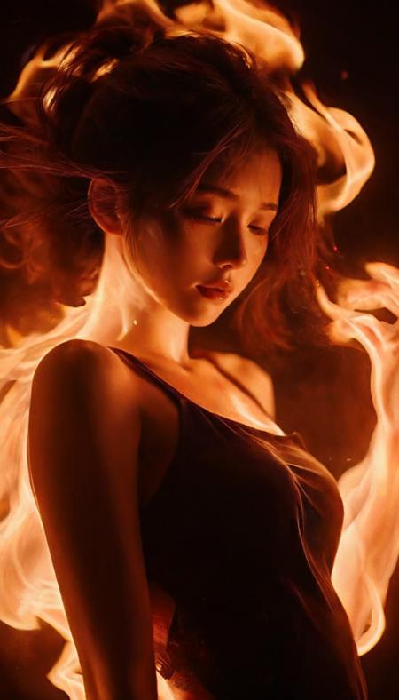 白棱(XL,FLUX)_Fire Element - Special Effects 火元素-特效