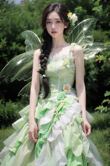 JAY - GREEN BUTTERFLY DRESS
