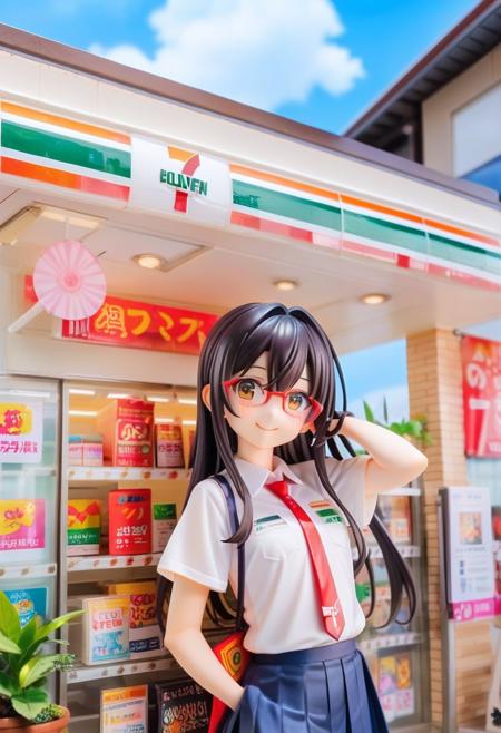 コンビニの外観7 PONY