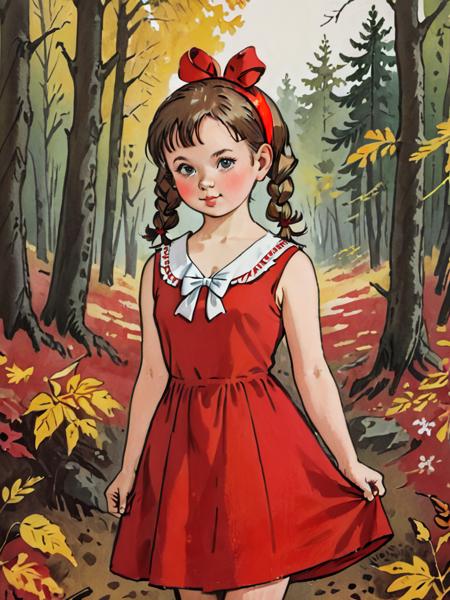 Children's book illustration by Genrih Valk (XL)版本Children's book illustration by Genrih Valk (ID: 245624)