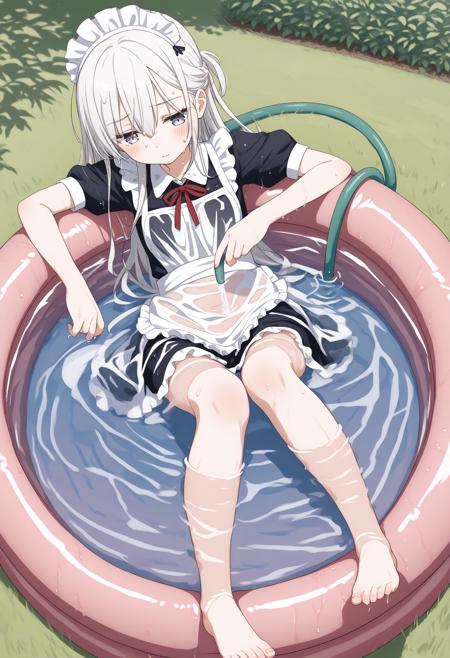 [SDXL&Pony] wading pool / ビニールプール / 子供用プール