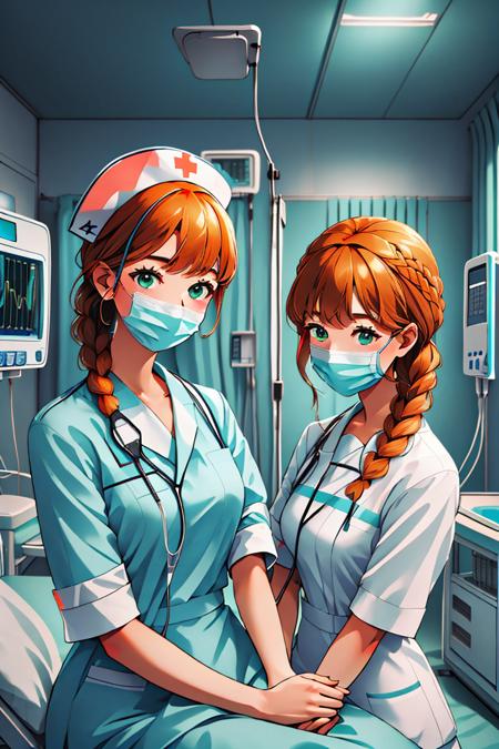 Nurse examines Patent/Nurse