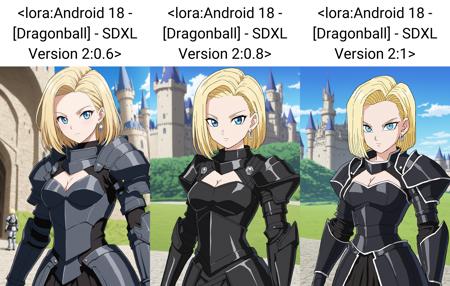 Android 18 - Dragon Ball Z / Super - SDXL / PONY / SD15 - UPDATE