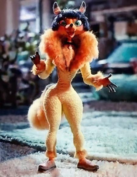 Nameless fox from stop-motion animated short cartoon named Clash | Безымянная лиса из кукольного мультфильма Поединок