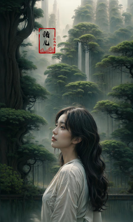 绪儿-【古风松】【 Gufeng pine 】 theme scenery