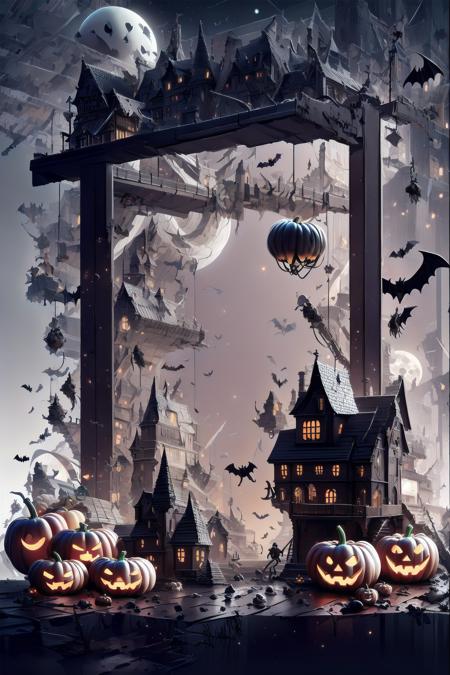 Halloween Pumpkin King and His Friends