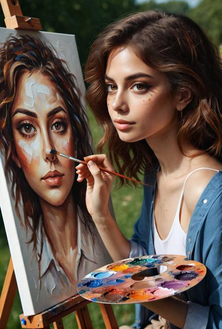 Painting a Self-Portrait