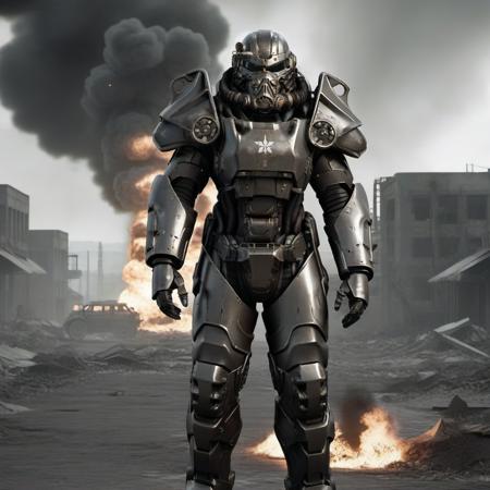 Fallout - T-60 power armor - Flux1.D & SDXL