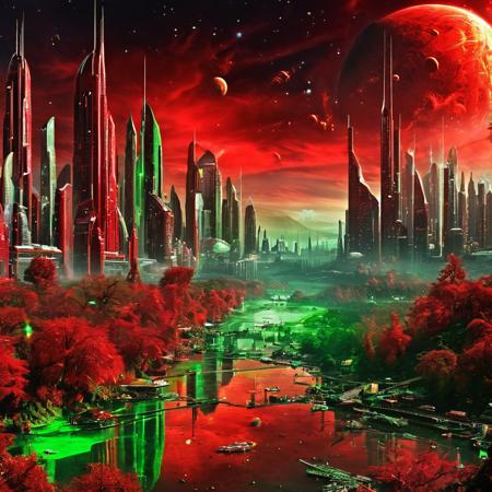 Alien World LoRA [XL+Pony]