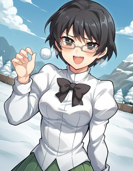 Shizune Hakamichi (羽加道 静音) - Disability Girls (Katawa Shoujo) (かたわ少女)