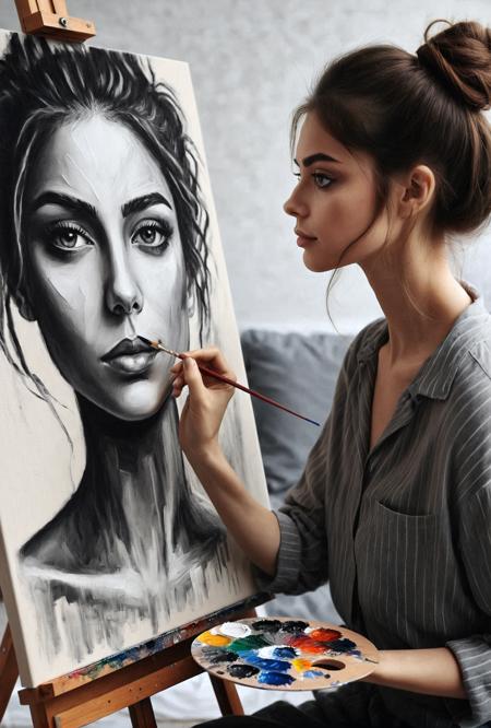 Painting a Self-Portrait