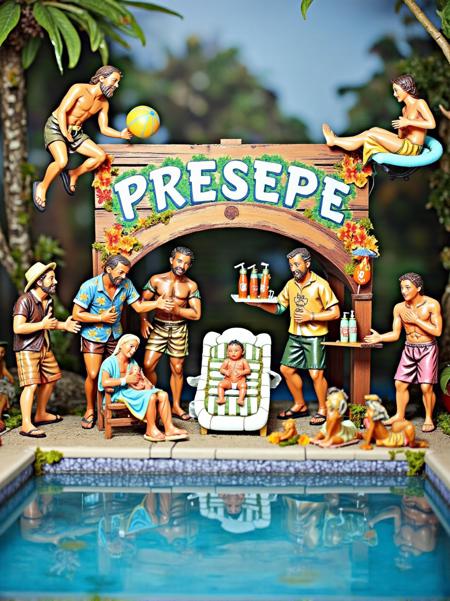 PRESEPE - Nativity Figurine/Diorama Style for FLUX版本v1.0 (ID: 1175361)