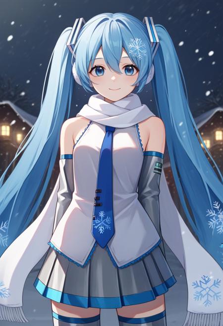 [PonyV6 XL] Yuki Miku (2011) | Vocaloid版本v1.0 (ID: 537712)