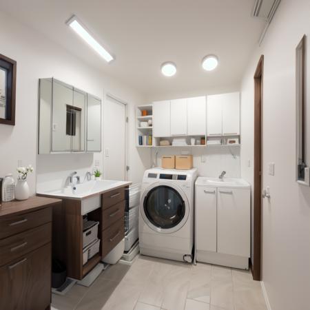 日本の住宅の洗面所 Washrooms in Japanese Houses SD15