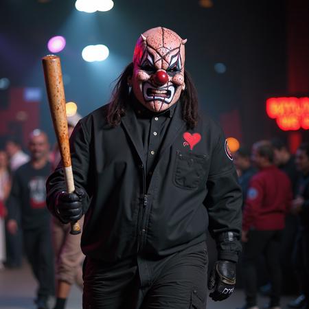 SLIPKNOT band. Number 6 masked. Clown