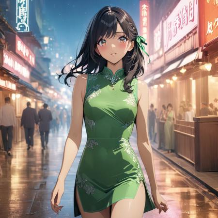 Anime Style Chinese Cheongsam Dress