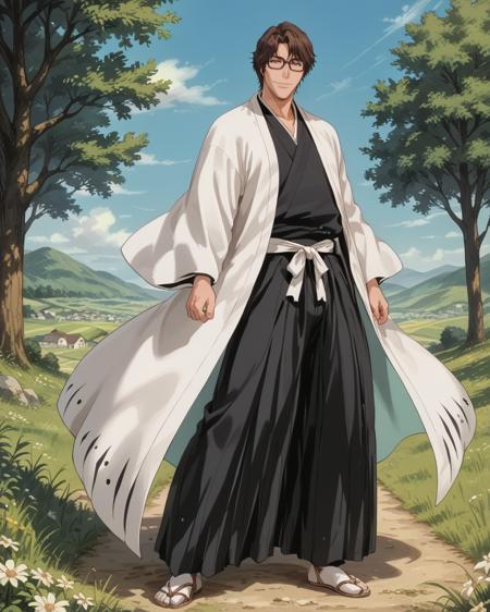 Aizen Sosuke(Bleach) (3 Outfits) | 1.5 SD/PONY/Illustrious版本PONY (ID: 903657)