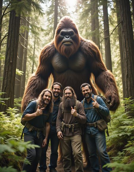 Bigfoot Character for Flux.1 Dev