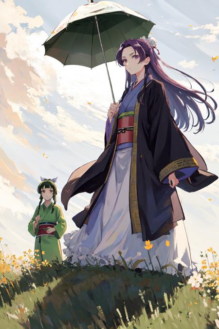 Woman with a Parasol (fine art parody)