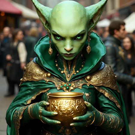DnD Emerald and Gold Fantasy