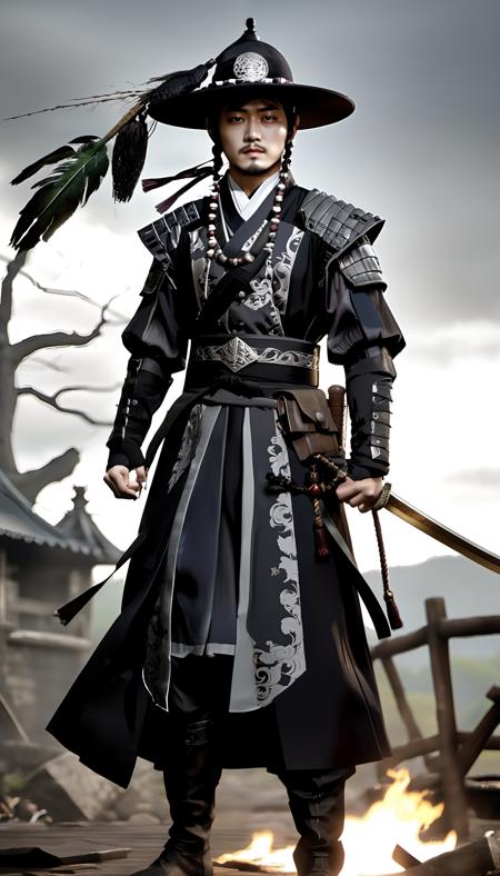 Hanbok_Cheollik_XL Korean traditional Military Officer's uniform版本beta2 (ID: 290581)