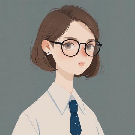 Hand-drawn portrait