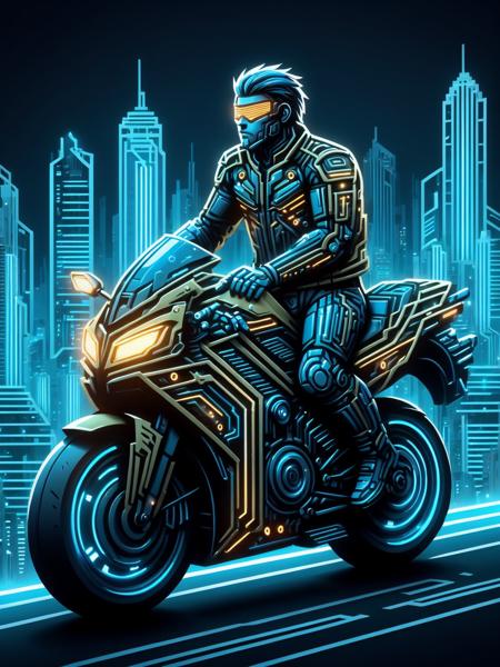 Neon Cyberpunk Papercut - FLUX & SDXL