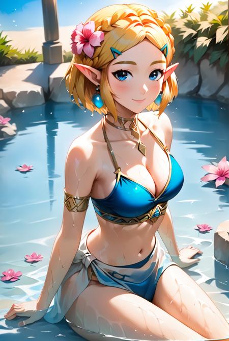 Princess Zelda Character + 2 outfits+cat and dragon forms (Tears of the Kingdom)  [Pony]