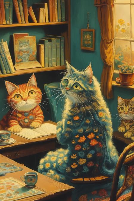 style of Louis Wain 120