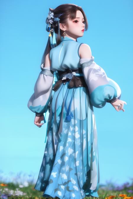 anime--character-LanLinge-Q——动画《师兄啊师兄》-- 蓝灵娥-Q版