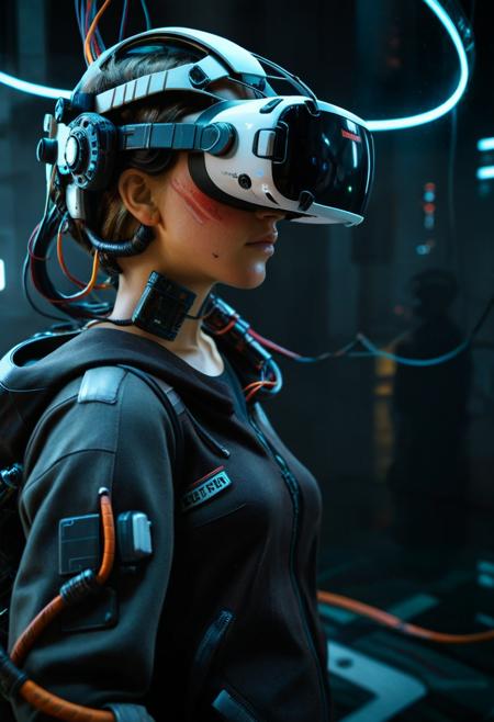 Jacked Into The Matrix SDXL