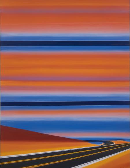 Abstract Lines Painting - Rita Letendre Style - SDXL 1.0