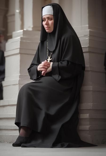 Orthodox nun