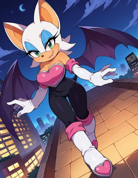 Rouge the Bat (ルージュ・ザ・バット) - Sonic the Hedgehog (ソニック・ザ・ヘッジホッグ) - COMMISSION