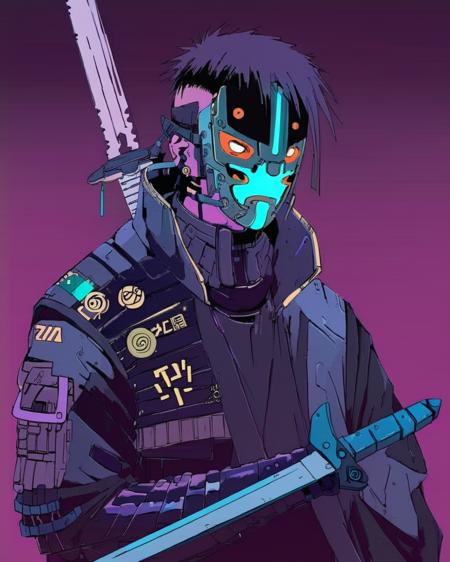 Cyberpunk Anime Style