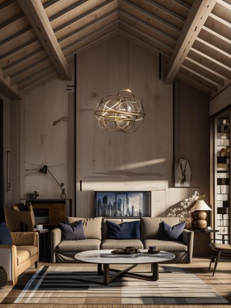New Chinese style interior design