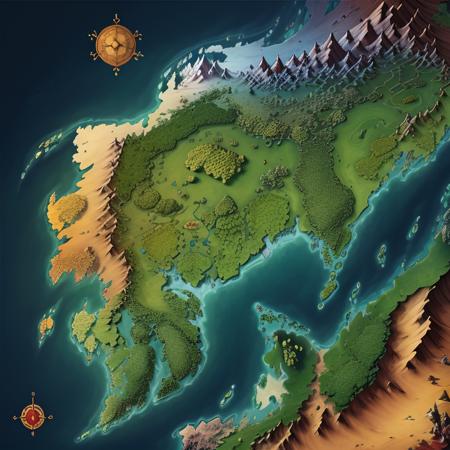 Table Rpg / D&D Maps - #10 - World map