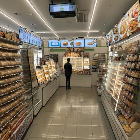 コンビニの店内F SDXL